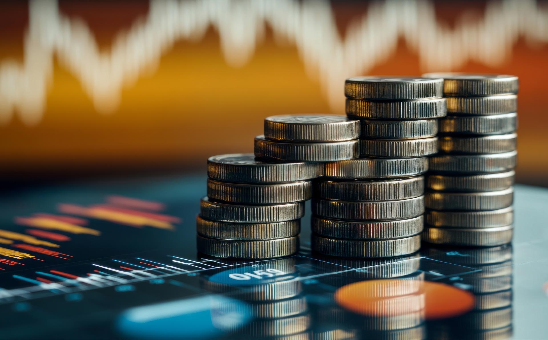 Silver Coins on Statistic Paper | Aluma Capital (Pty) Ltd